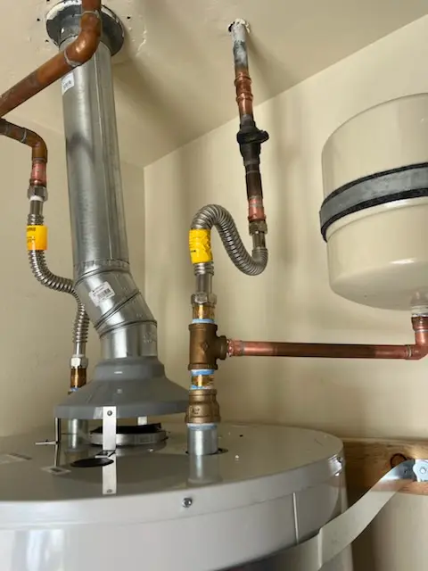 Water heater installation and plumbing repair in Fremont